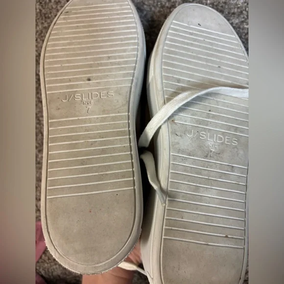 J Slides Mellia Suede Fur Platform Sneakers - Picture 5 of 5